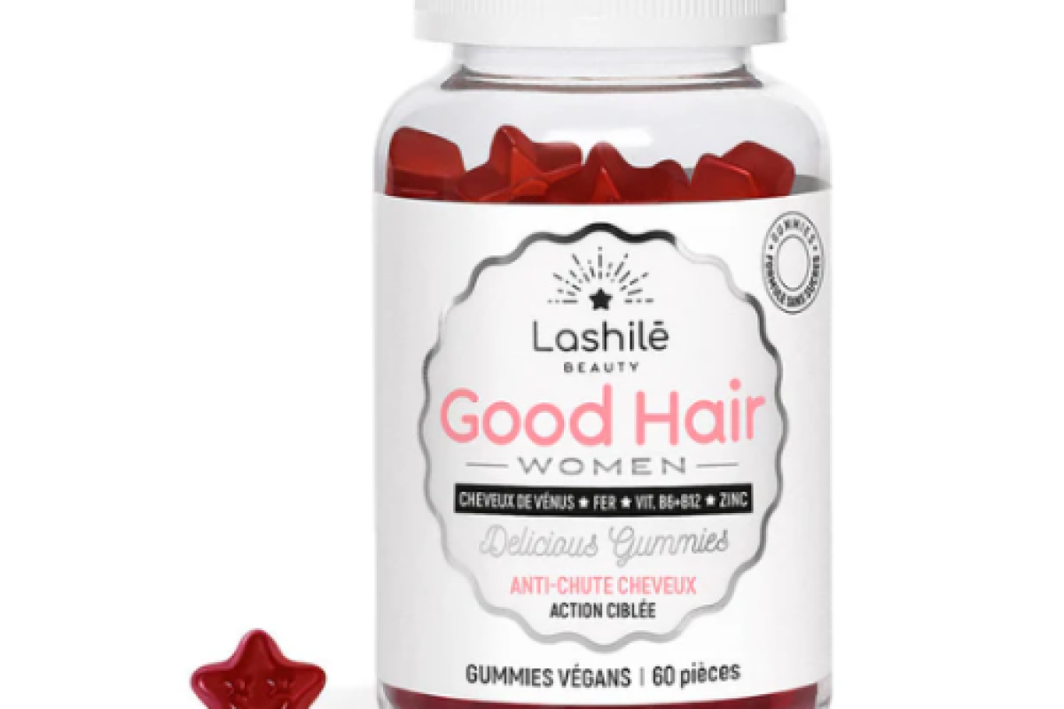 Conçu pour prévenir la chute de cheveux chez les femmes • Une formule concentrée et équilibrée. • Posologie 2 gummies par jour à tout moment de la journée. • Posologie 2 gummies par jour à t (1)